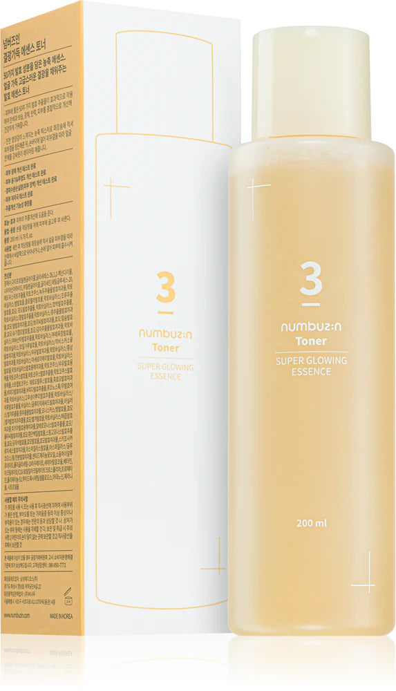 numbuzin - Tonico Essenza Viso Illuminante con Ingredienti Fermentati