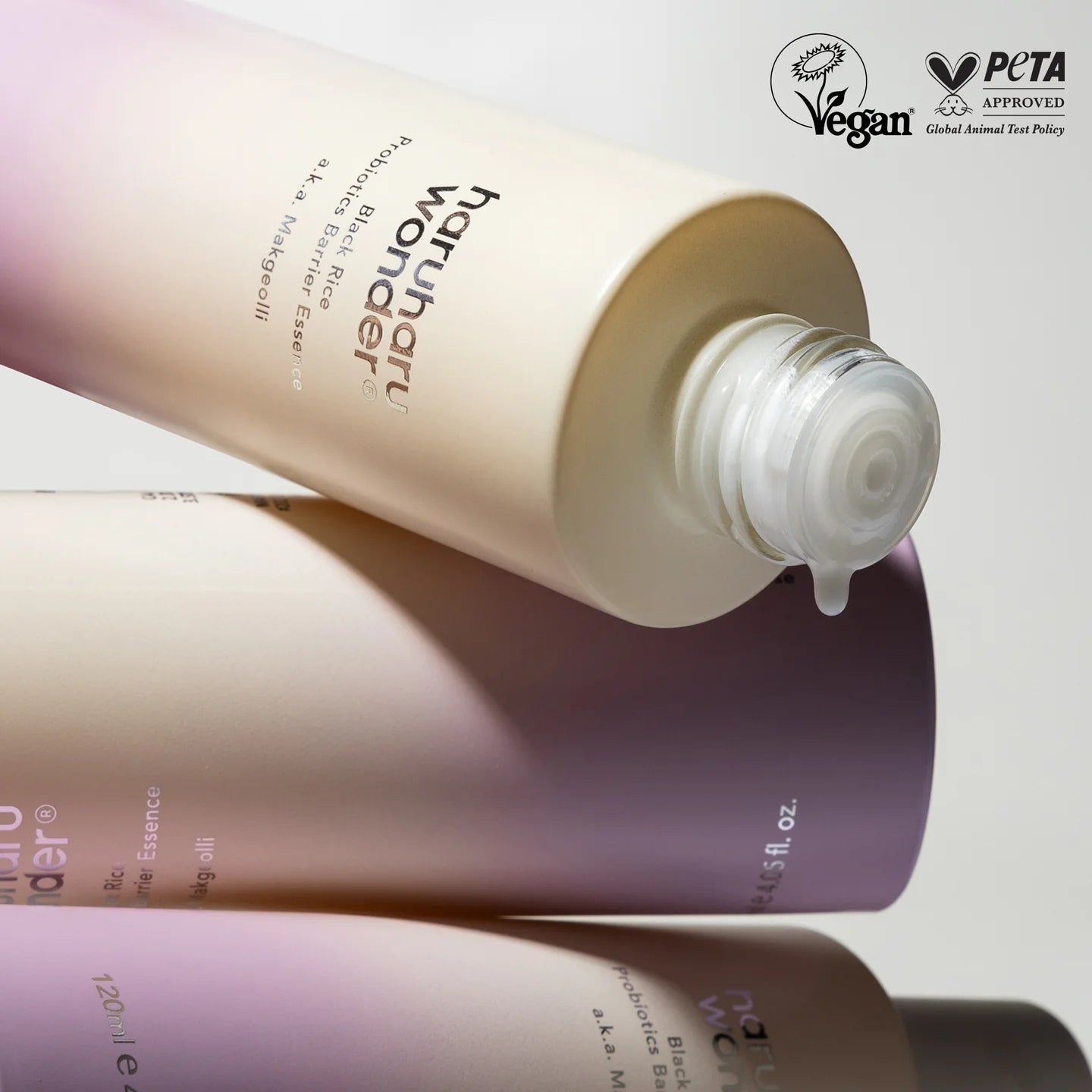 haruharu wonder - Essenza Viso con riso nero e probiotici