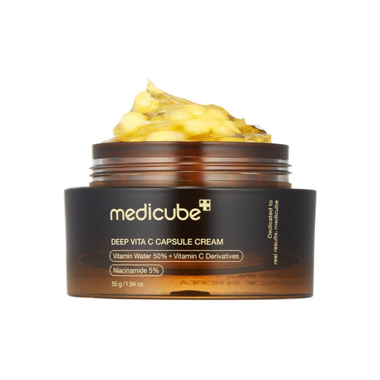 medicube - Crema Viso con capsule di Vitamina C